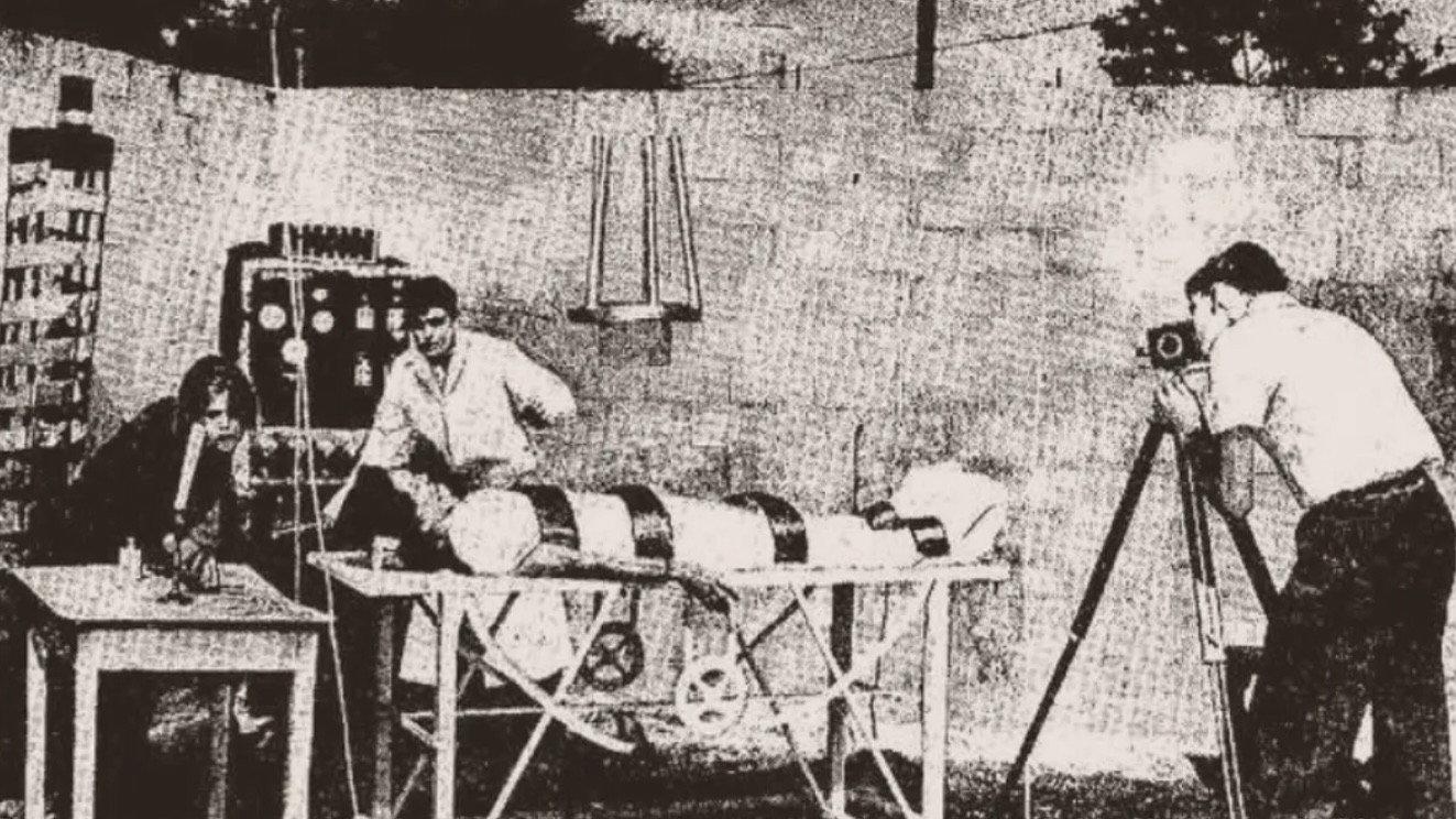 Frankenstein 1940 movie scene