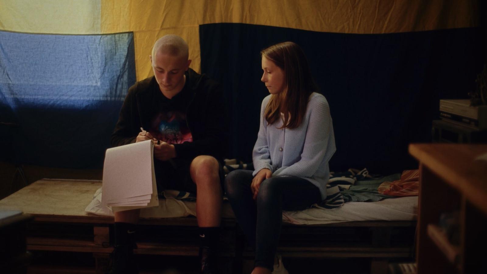 Yellow Cross My Heart 2021 movie scene