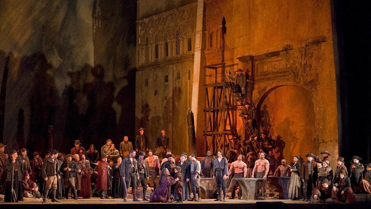 The Metropolitan Opera: Il Trovatore 2011 movie scene