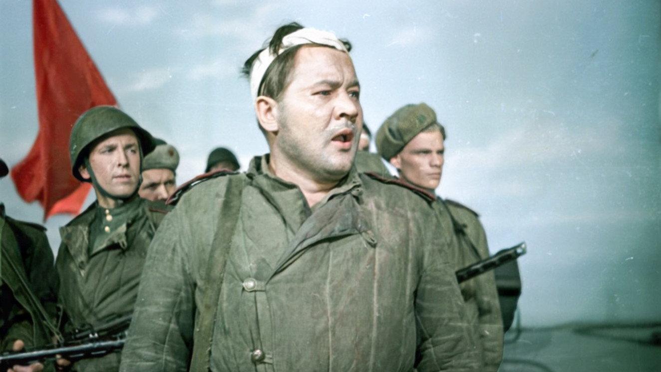 The Fall of Berlin 1950 movie scene