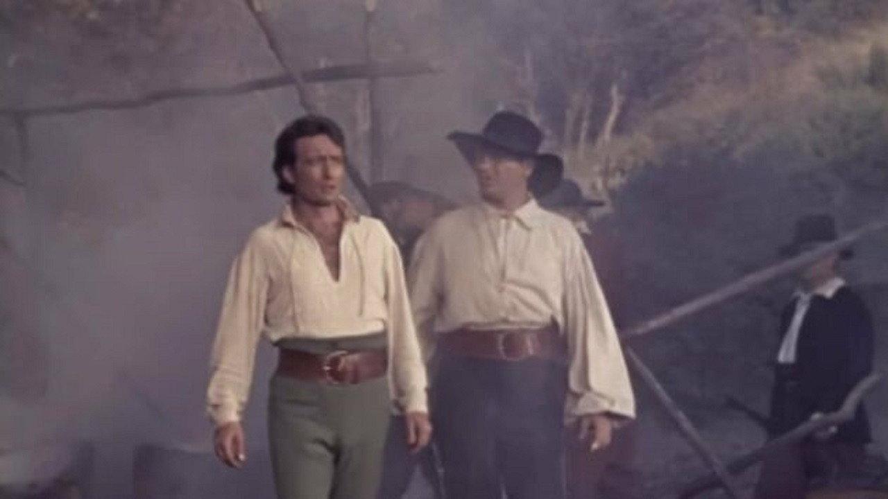 Captain John Smith and Pocahontas 1953 movie scene