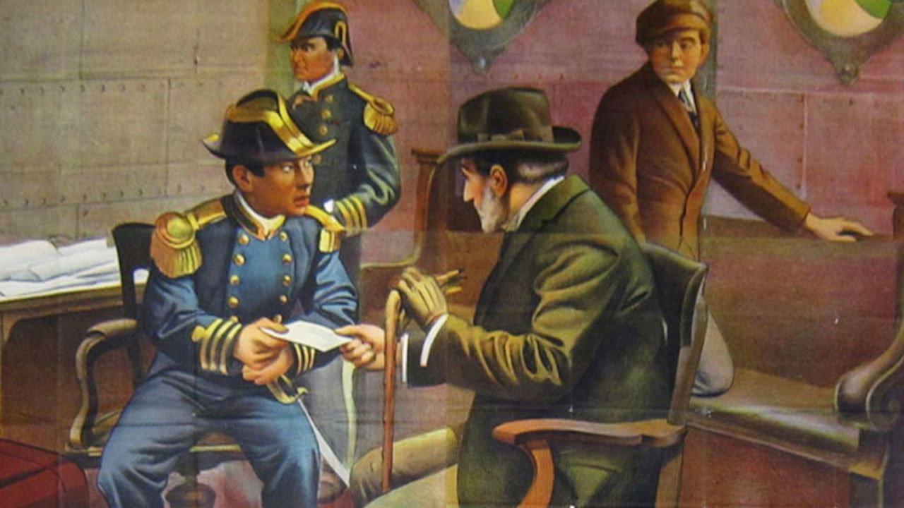 The Cat's Paw 1914 movie scene