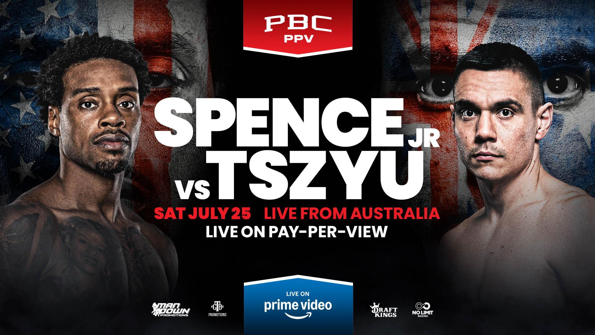 Errol Spence Jr. vs. Tim Tszyu 2026 movie scene