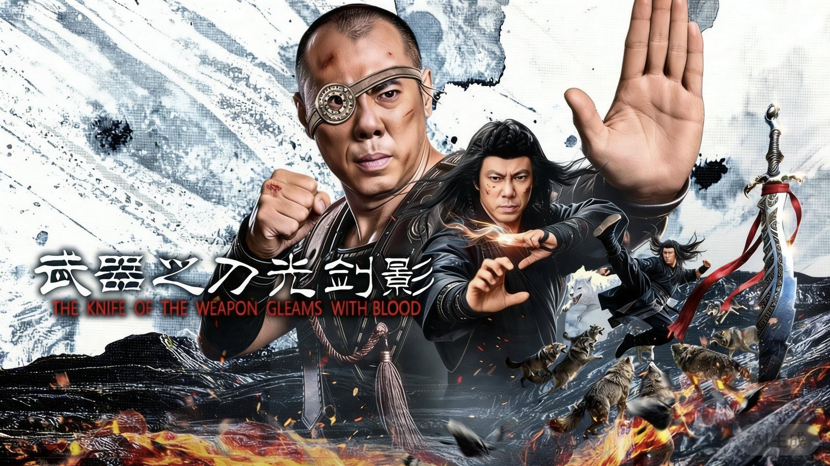 A Knife of the Weapon Gleams With Blood 2026 movie scene