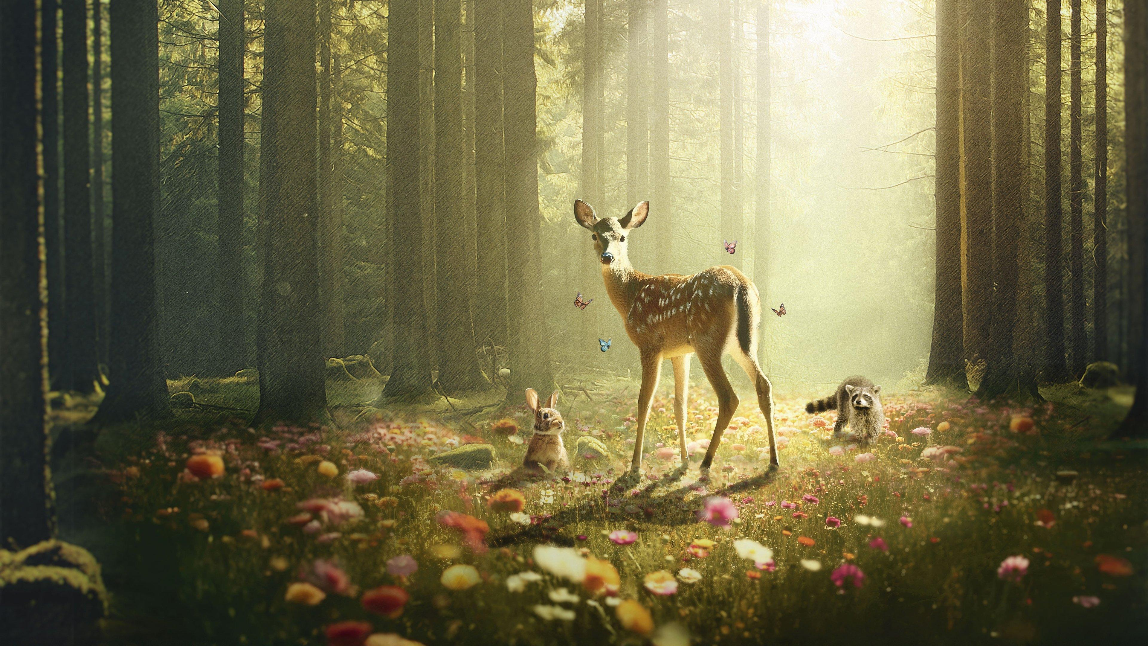 Bambi: A Tale of Life in the Woods 2024 movie scene
