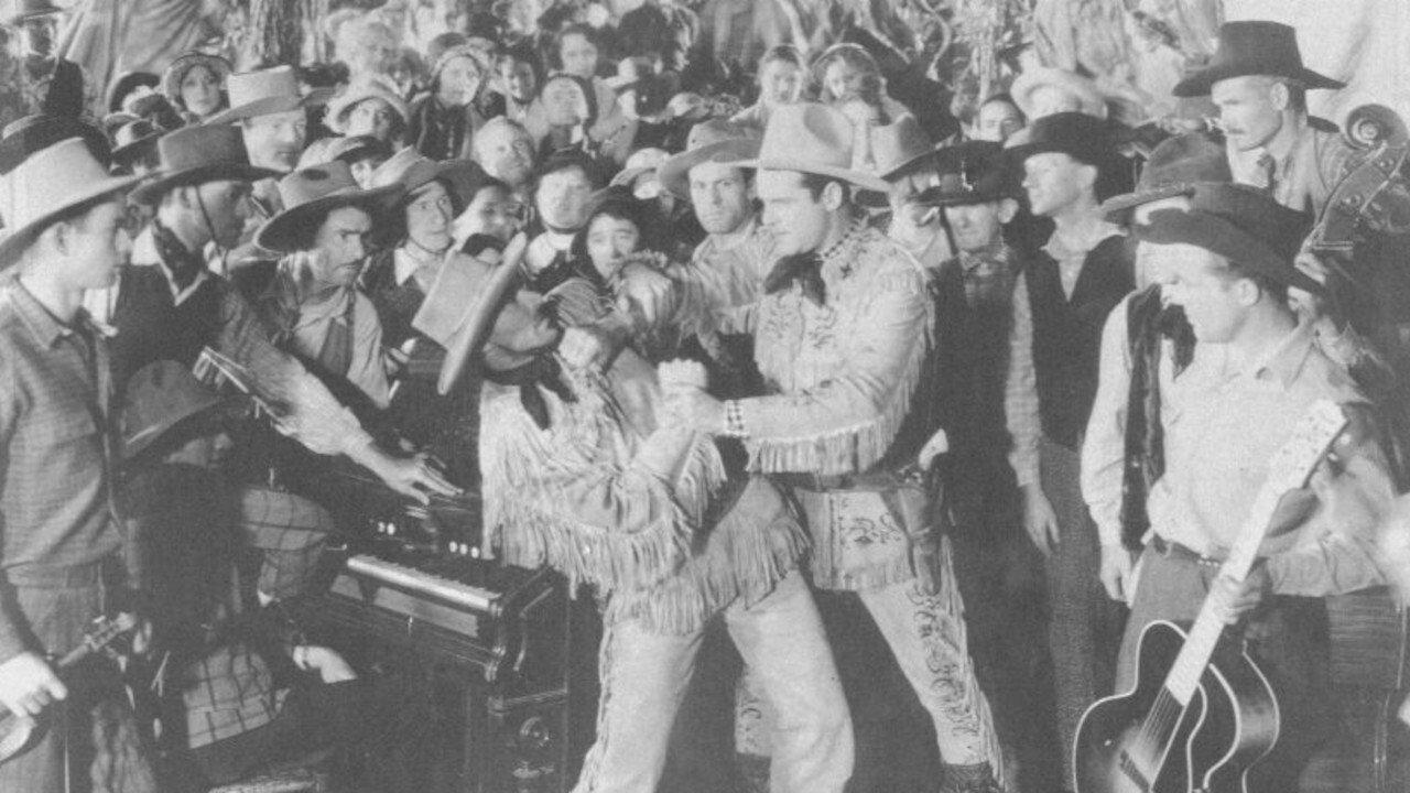 Wheels of Destiny 1934 movie scene