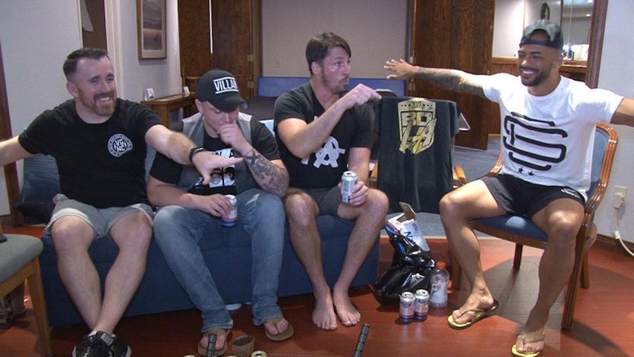 An Officer & A Gentleman: Sami Callihan & Ricochet 2017 movie scene