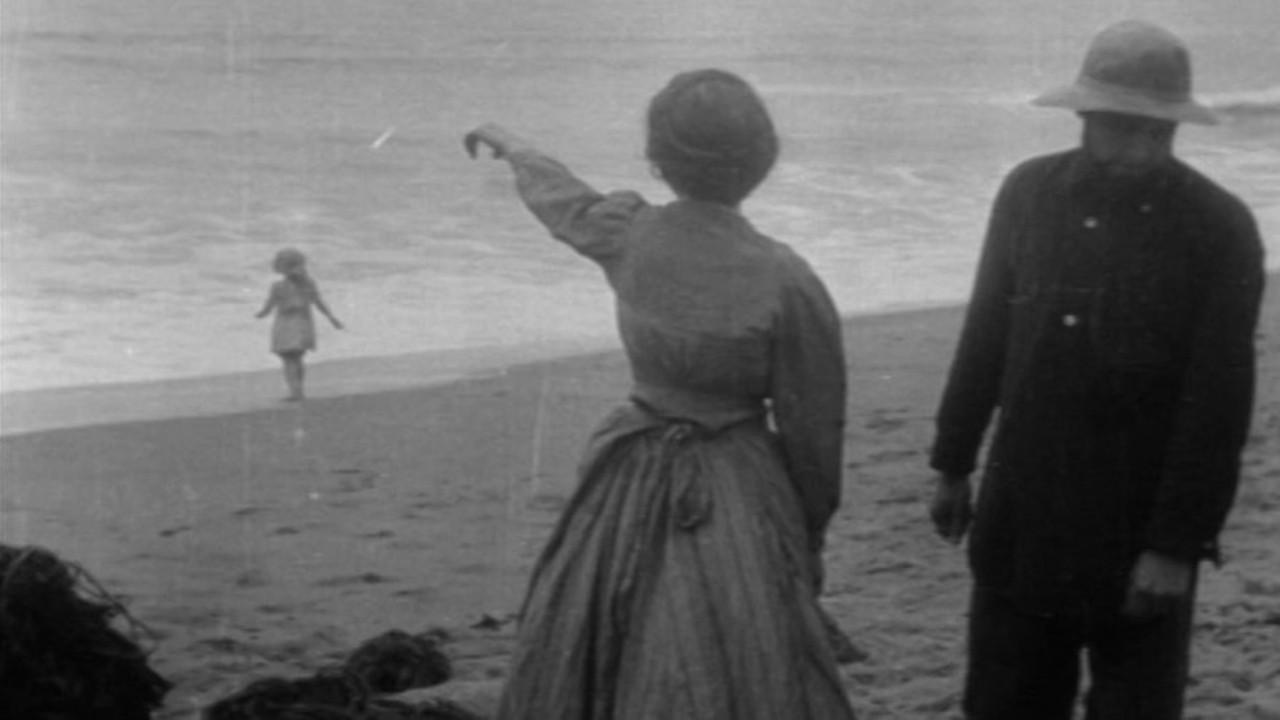 The Unchanging Sea 1910 movie scene