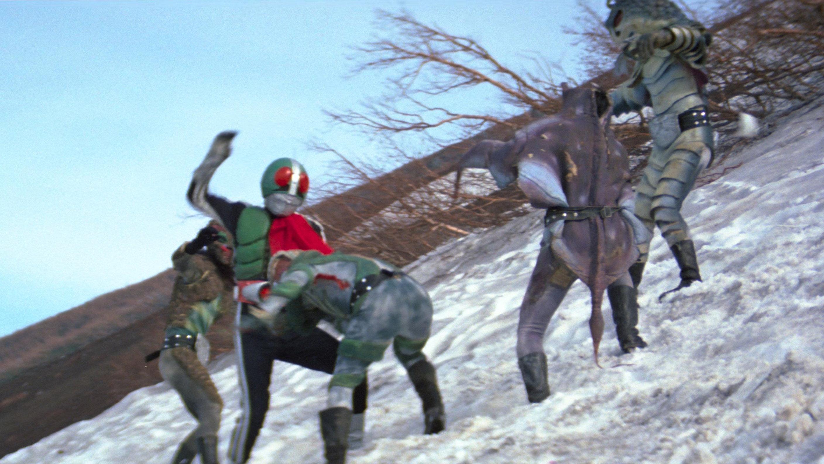 Kamen Rider vs. Ambassador Hell 1972 movie scene
