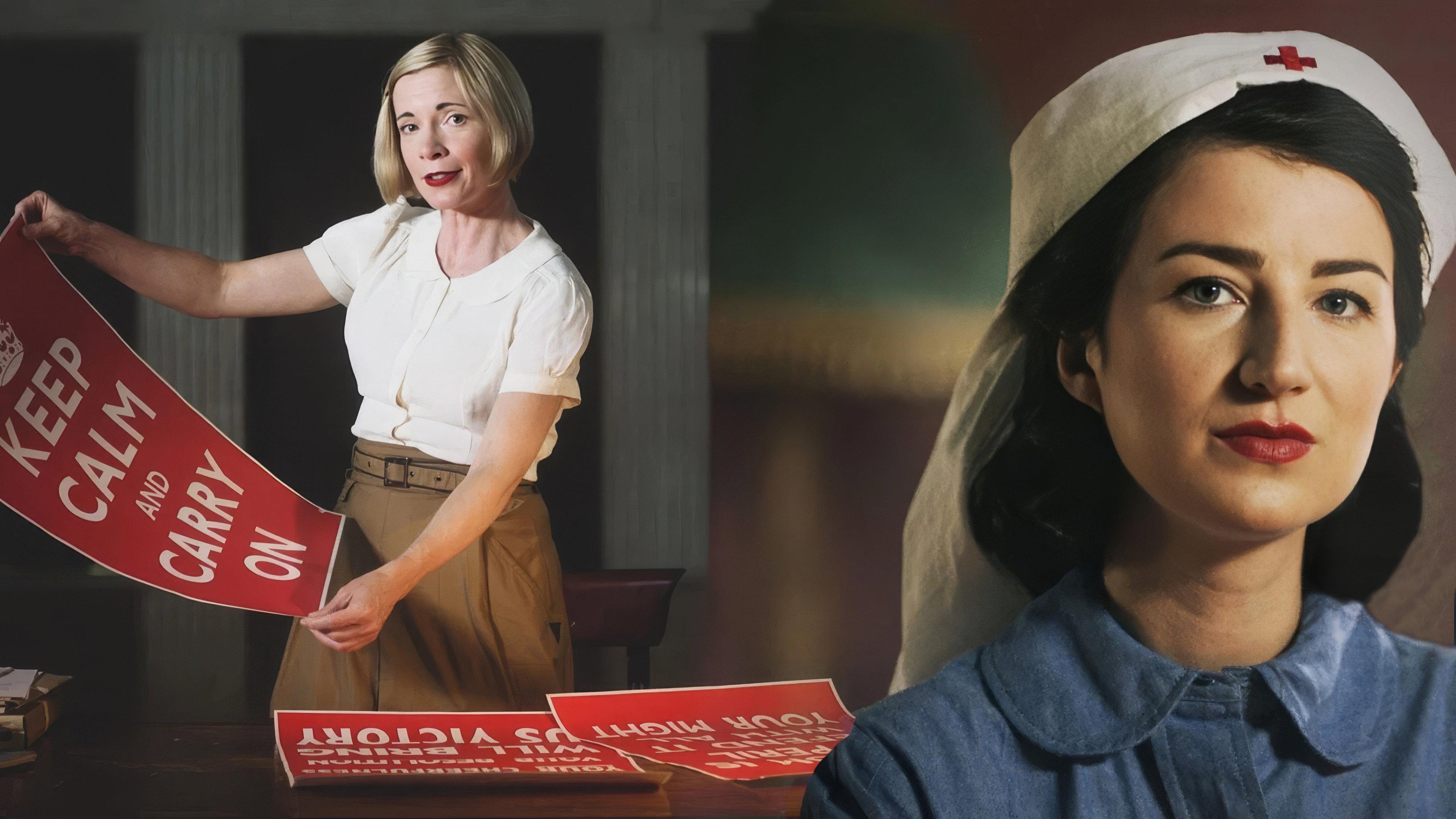 Blitz Spirit with Lucy Worsley 2021 movie scene