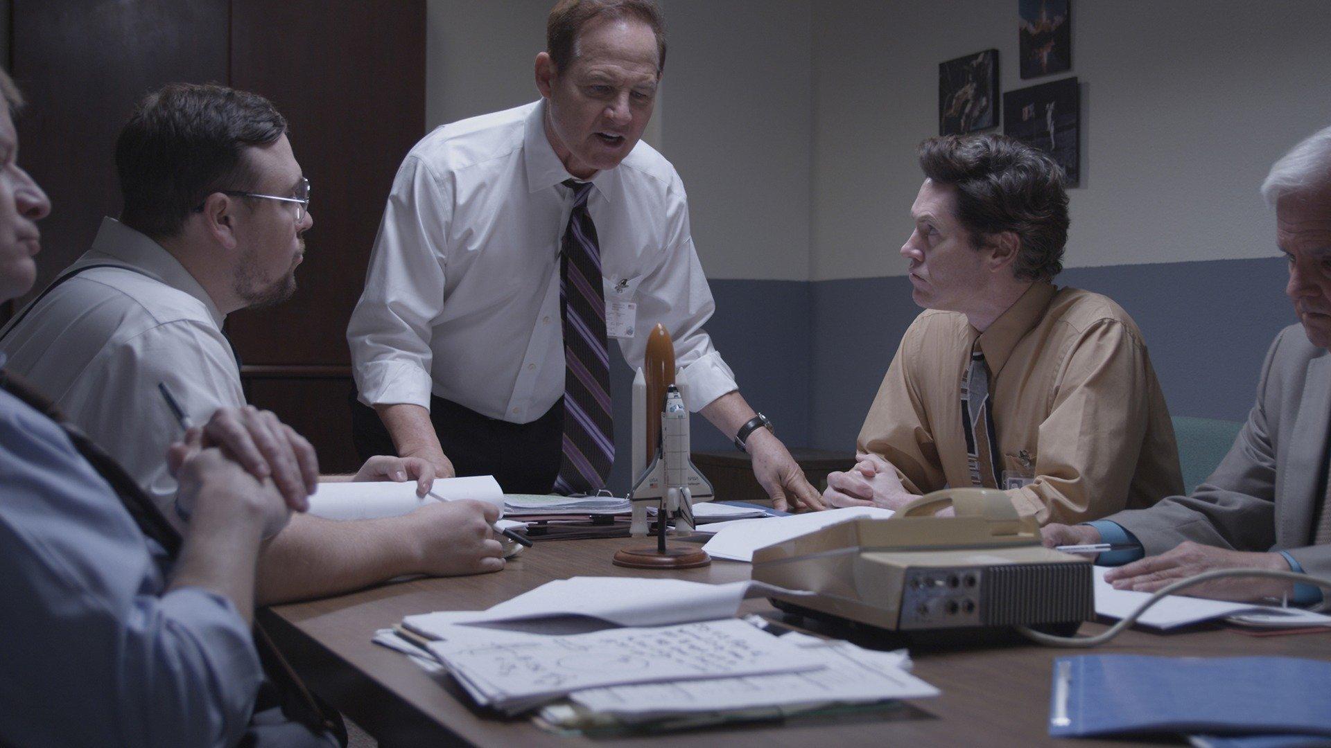 The Challenger Disaster 2019 movie scene