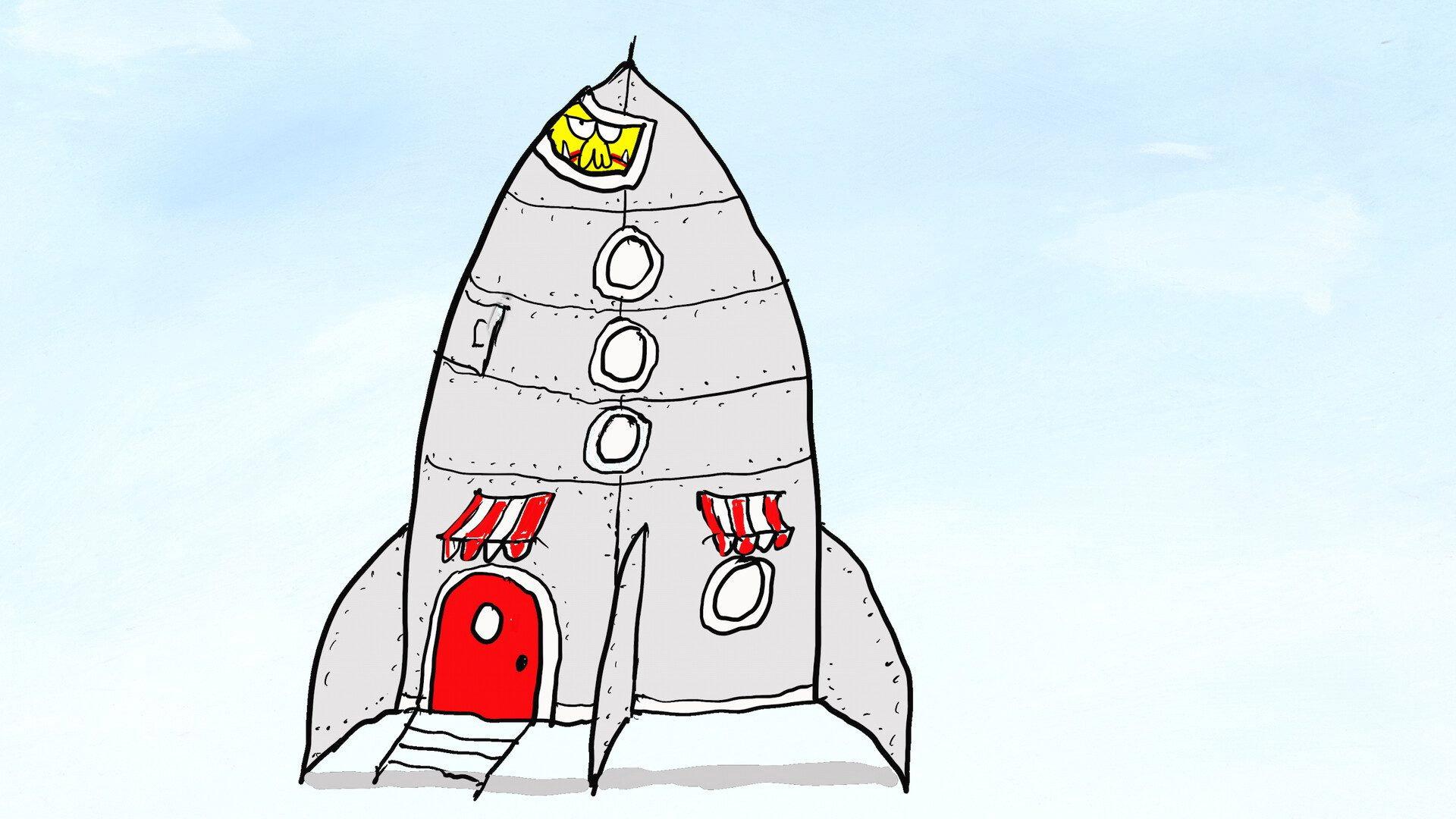 Mr Chicken Goes to Mars 2024 movie scene