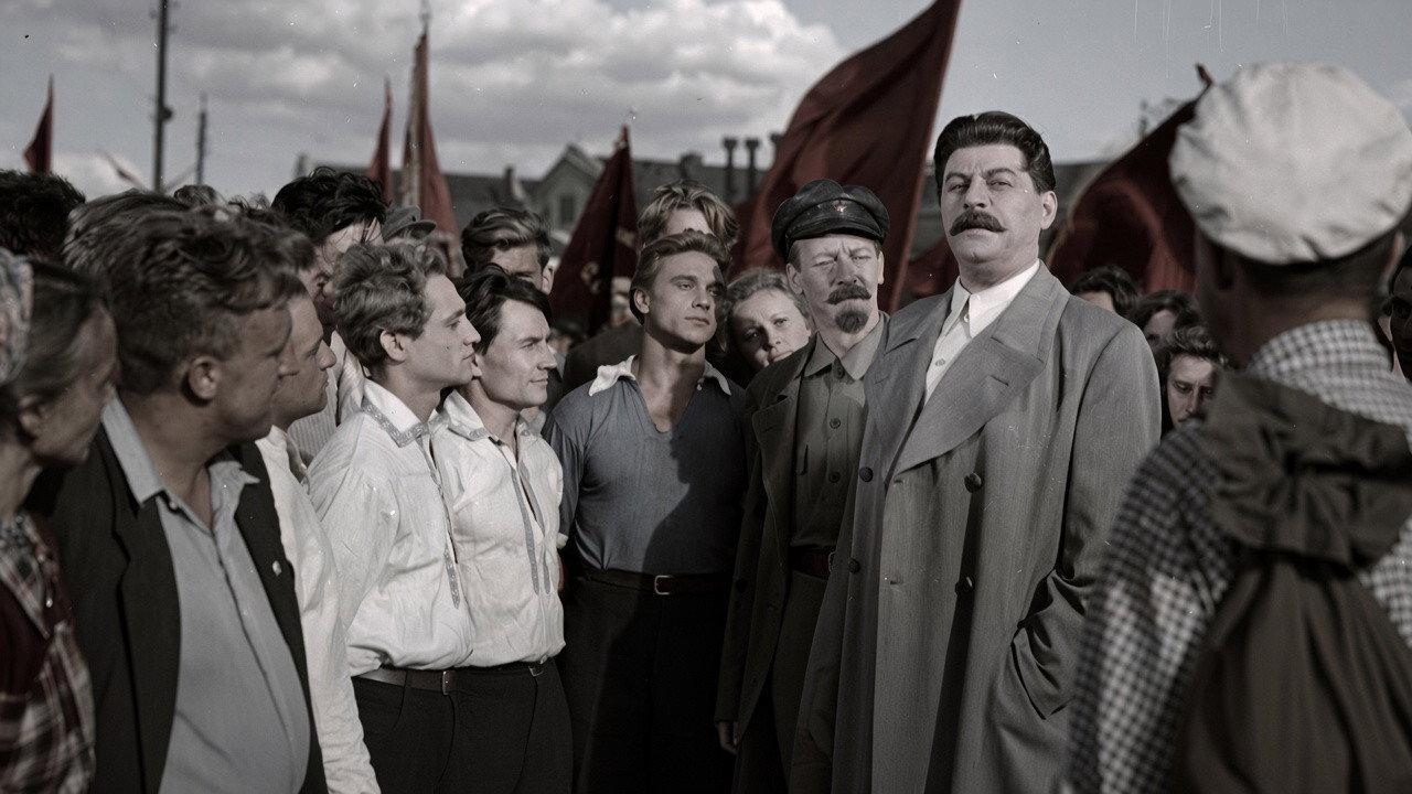 Hostile Whirlwinds 1956 movie scene