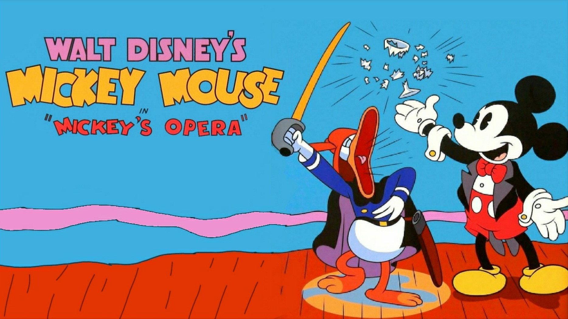 Mickey's Grand Opera 1936 movie scene