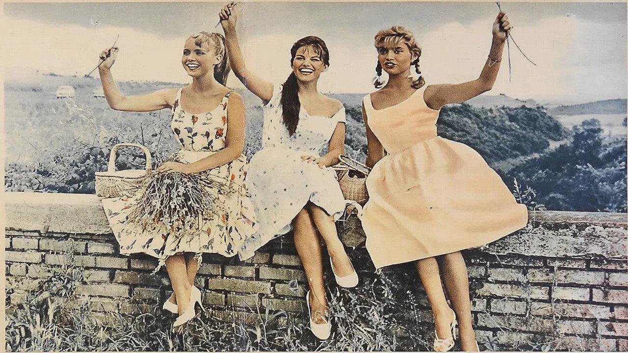 3 Strangers in Rome 1958 movie scene