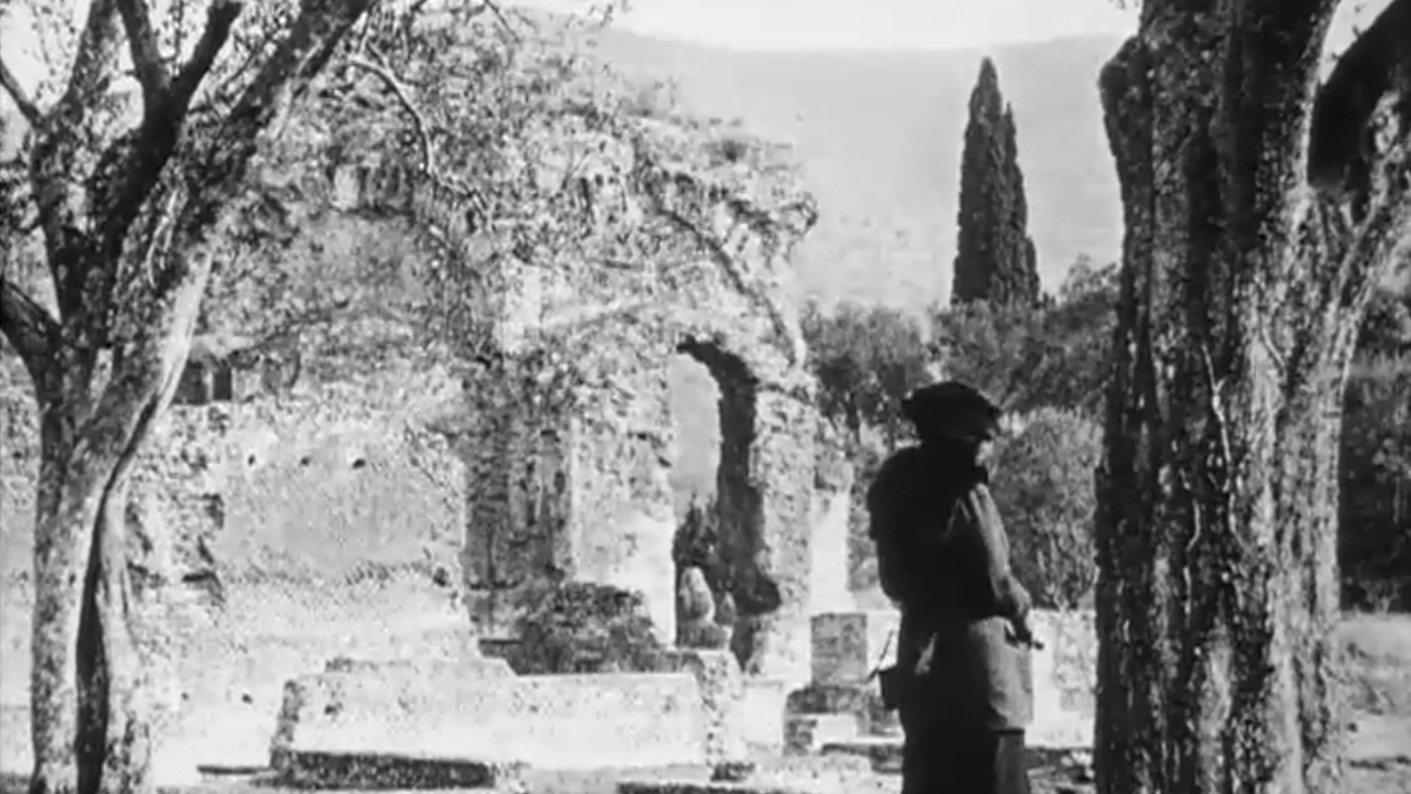 From Sabina, Italy 1909 movie scene