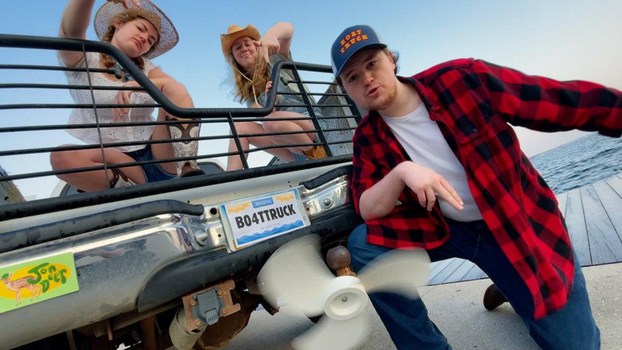 Boat Truck 2025 movie scene