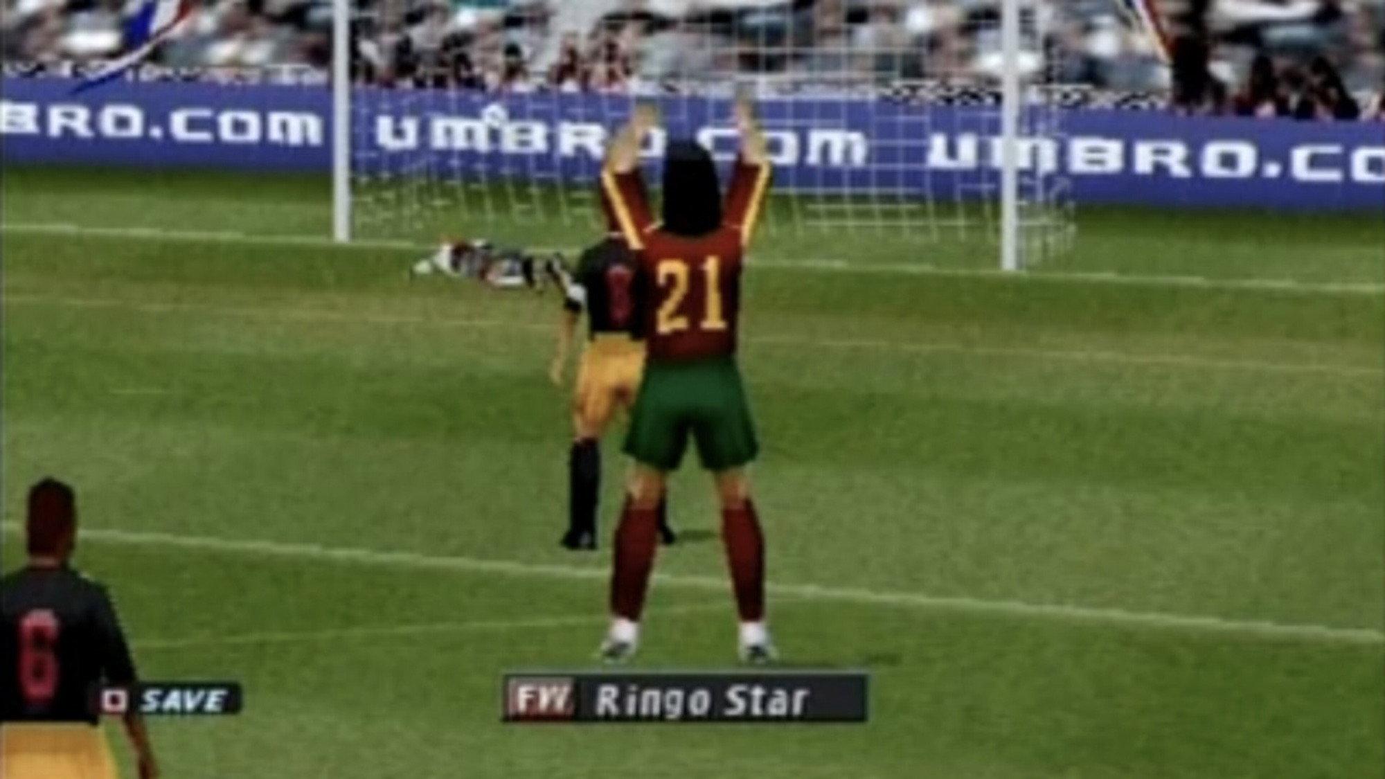 Pre Evolution Soccer's One-Minute Dance After a Golden Goal in the Master League 2004 movie scene