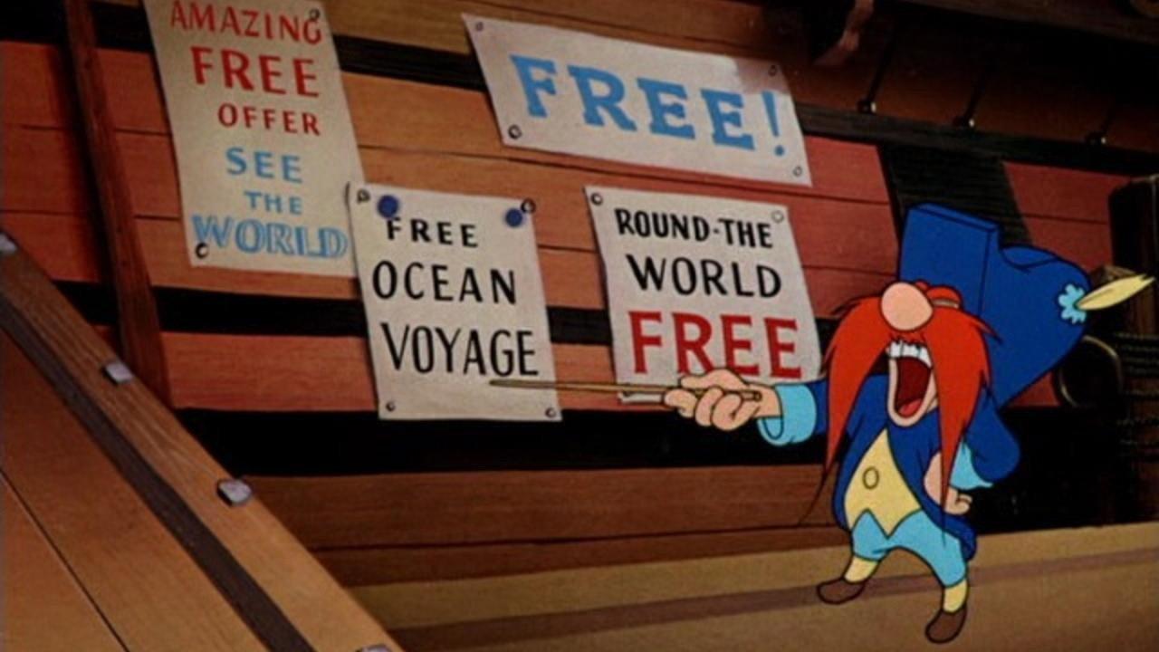 Mutiny on the Bunny 1950 movie scene