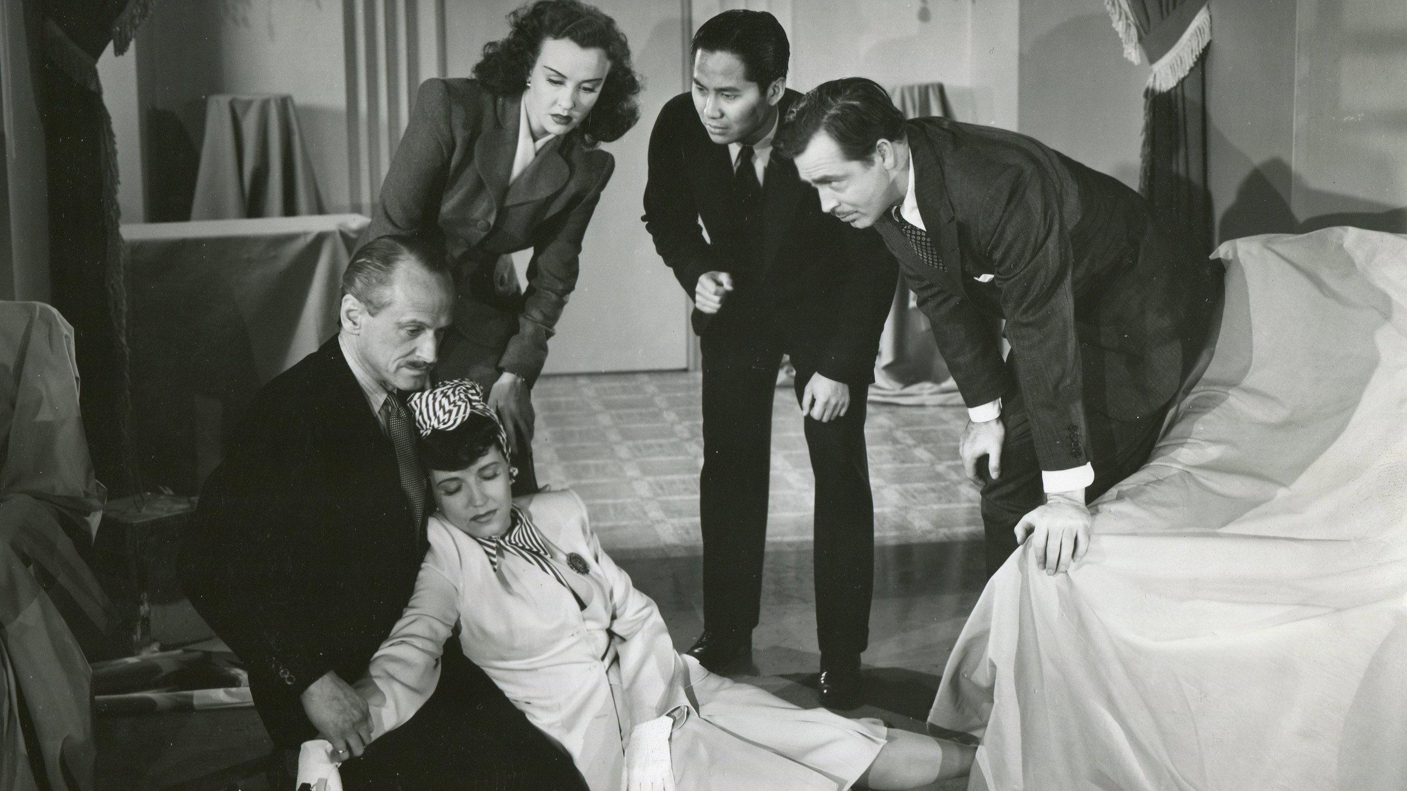 A Tragedy at Midnight 1942 movie scene