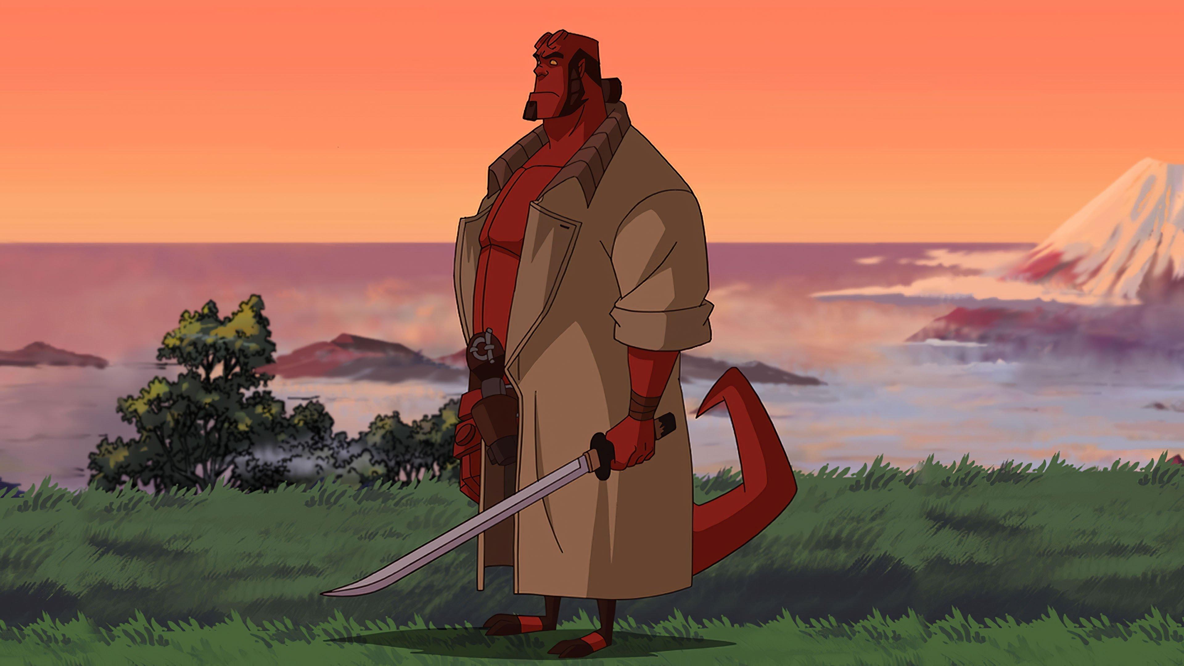 Hellboy Animated: Sword of Storms 2006 movie scene