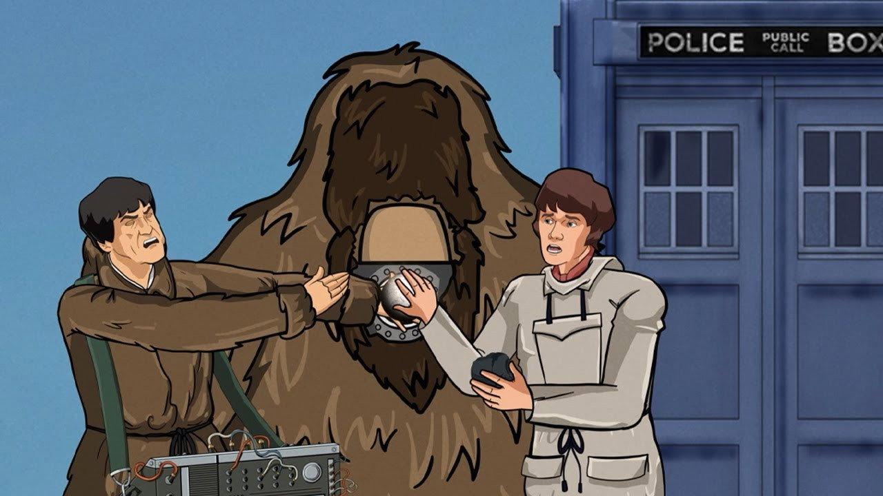 Doctor Who: The Abominable Snowmen 2022 movie scene