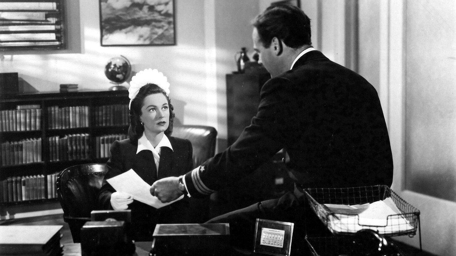 O.S.S. 1946 movie scene