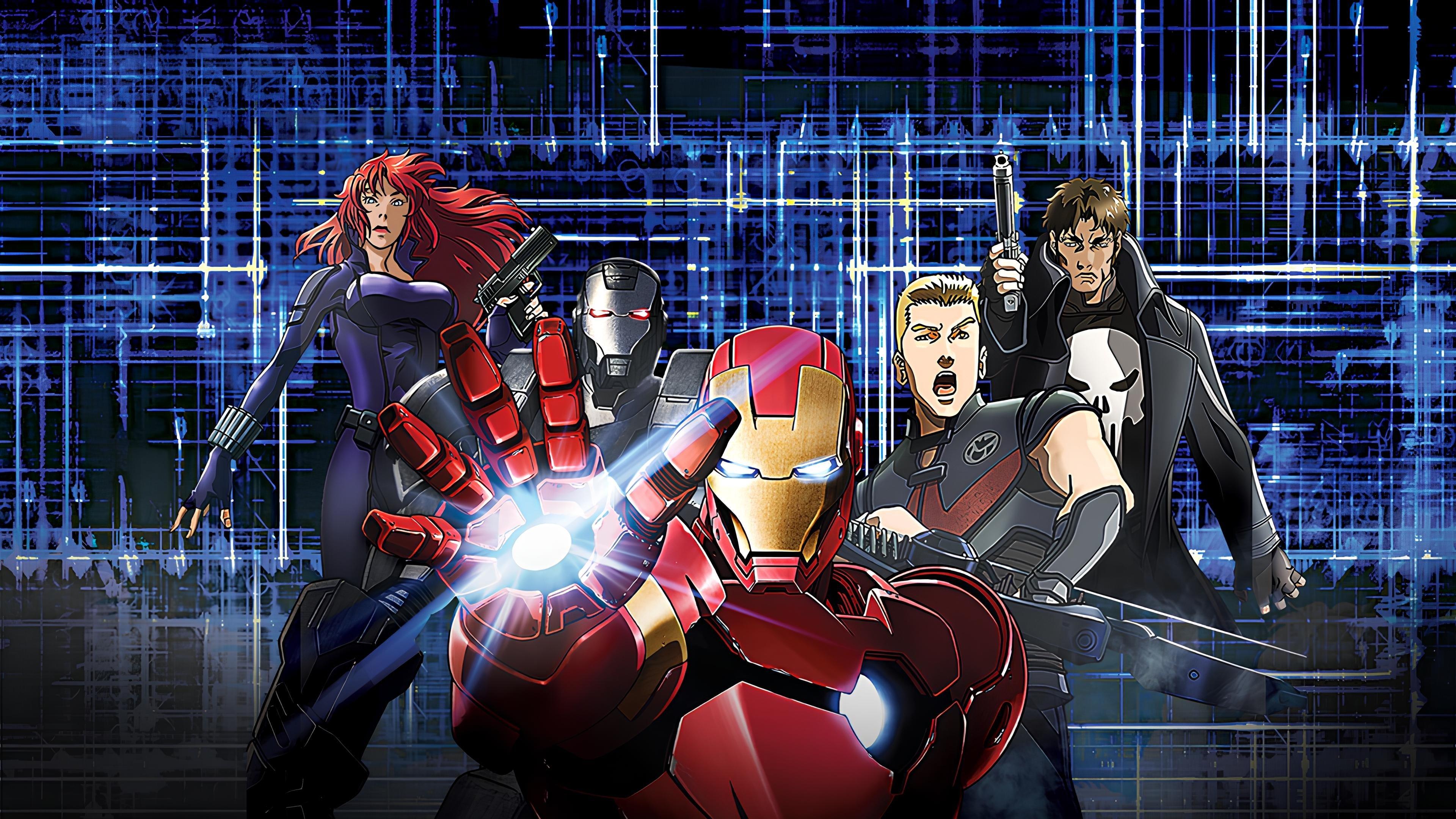Iron Man: Rise of Technovore 2013 movie scene