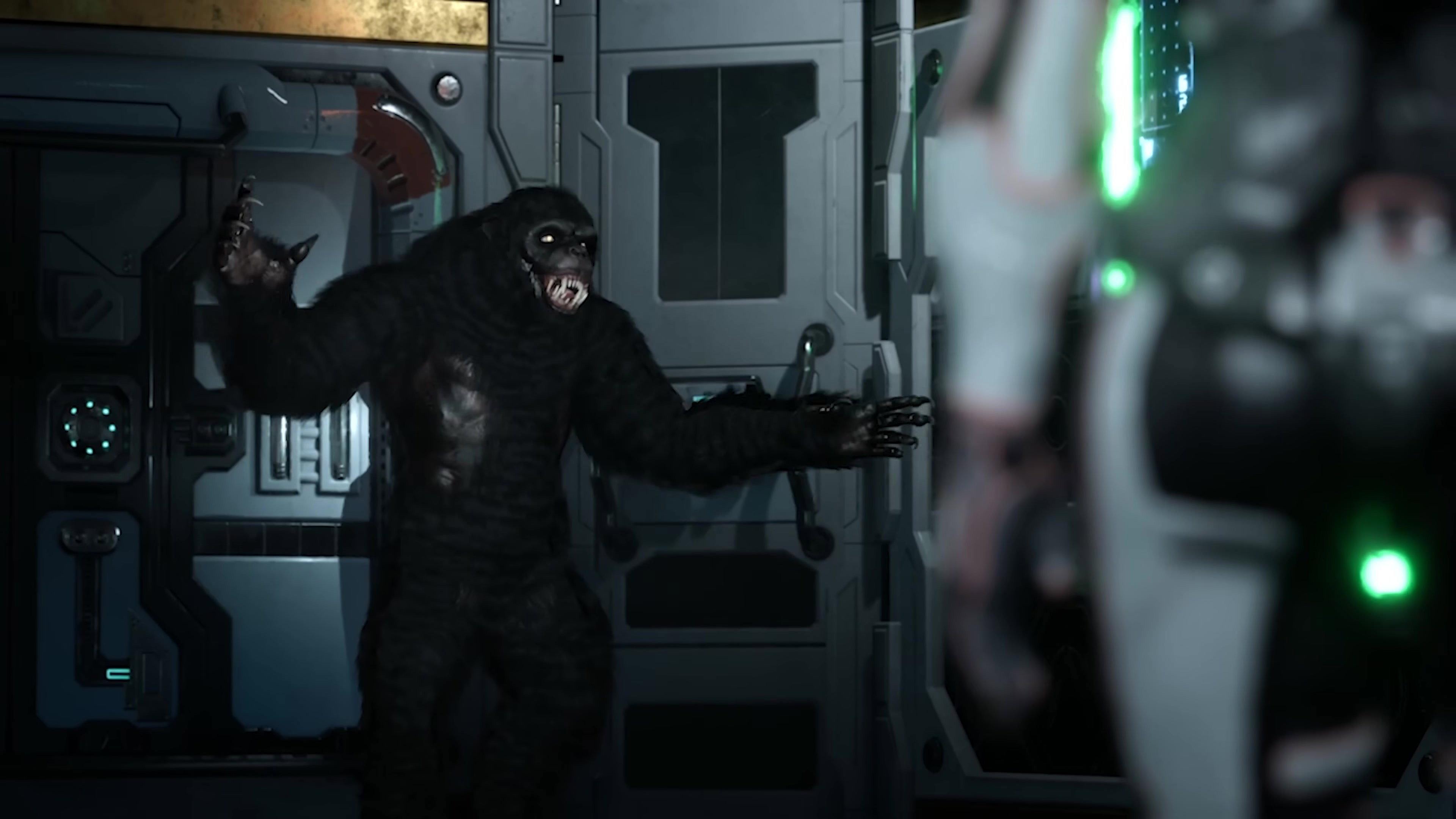 Bigfoot vs Krampus 2021 movie scene