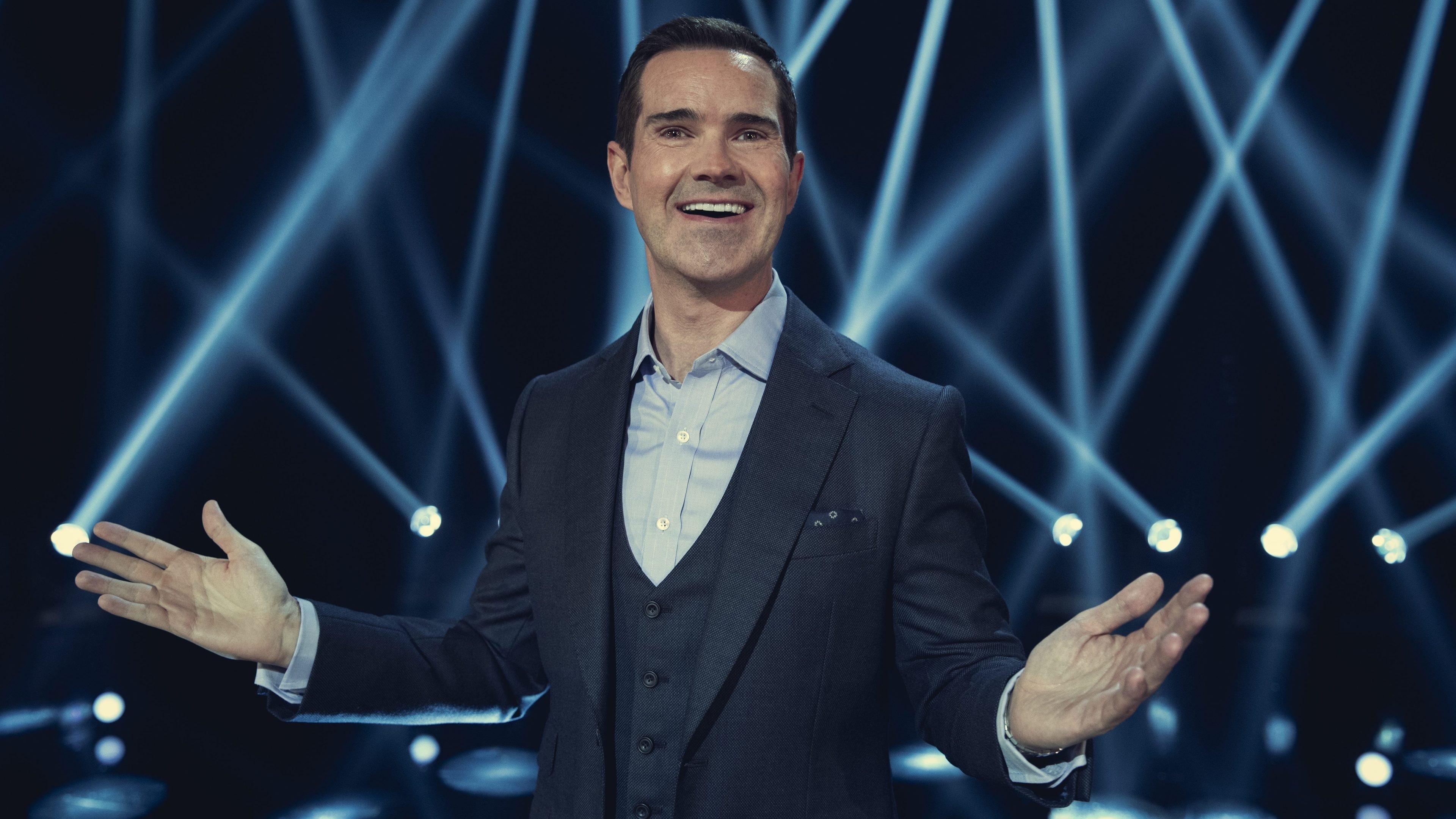 Jimmy Carr: His Dark Material 2021 movie scene