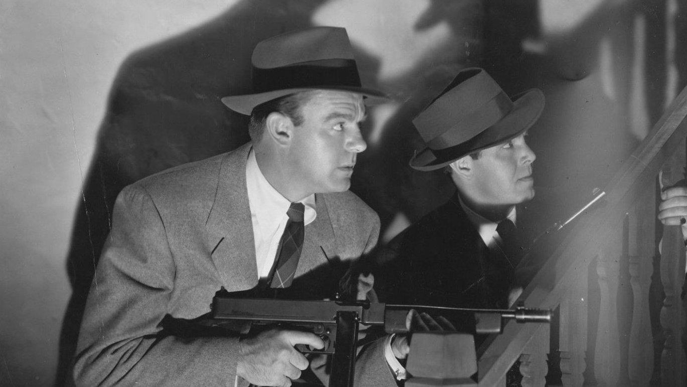 Walk a Crooked Mile 1948 movie scene
