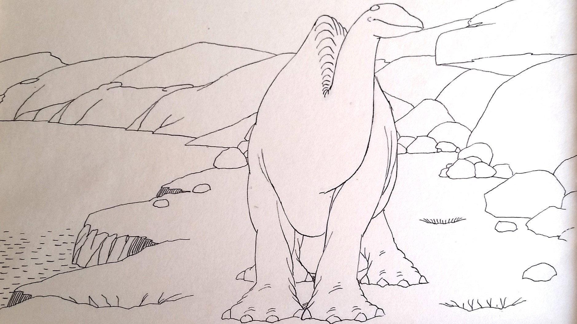 Gertie the Dinosaur 1914 movie scene