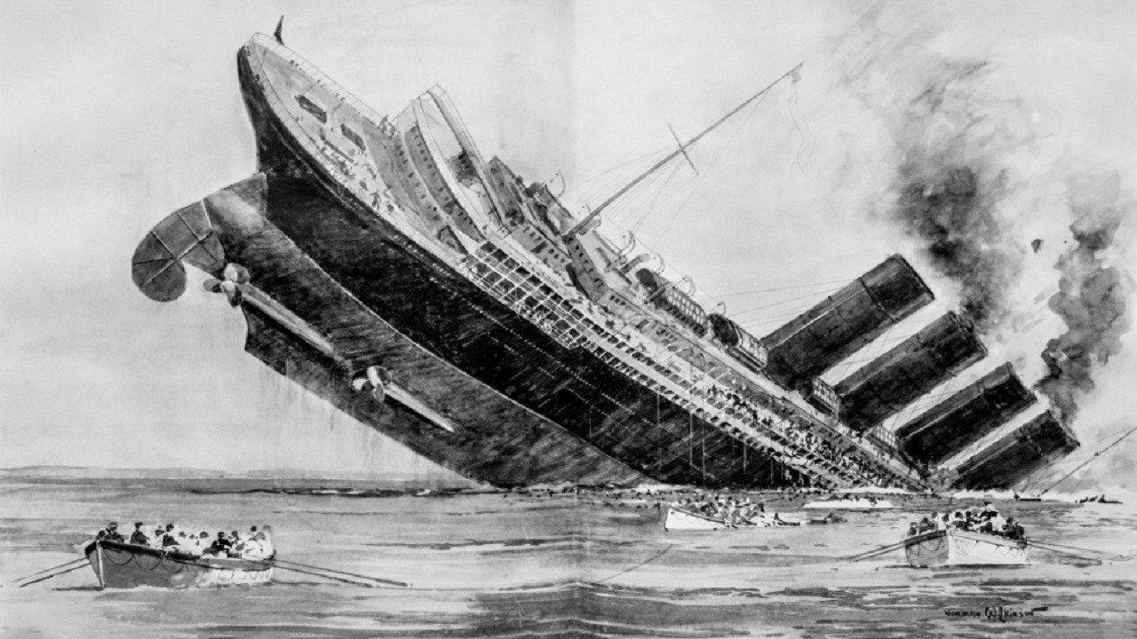 Sinking the Lusitania: An American Tragedy 2015 movie scene
