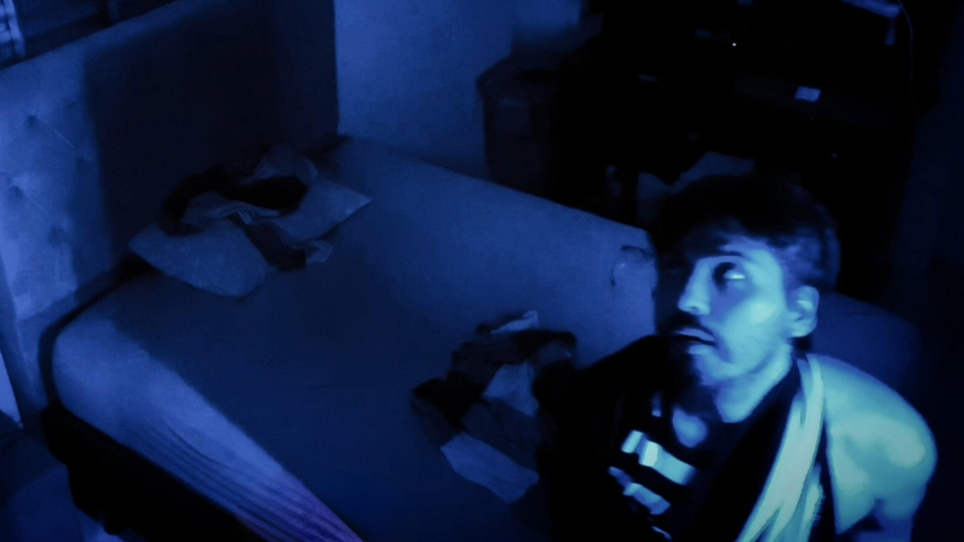 The Nocturnal Visitor 2024 movie scene