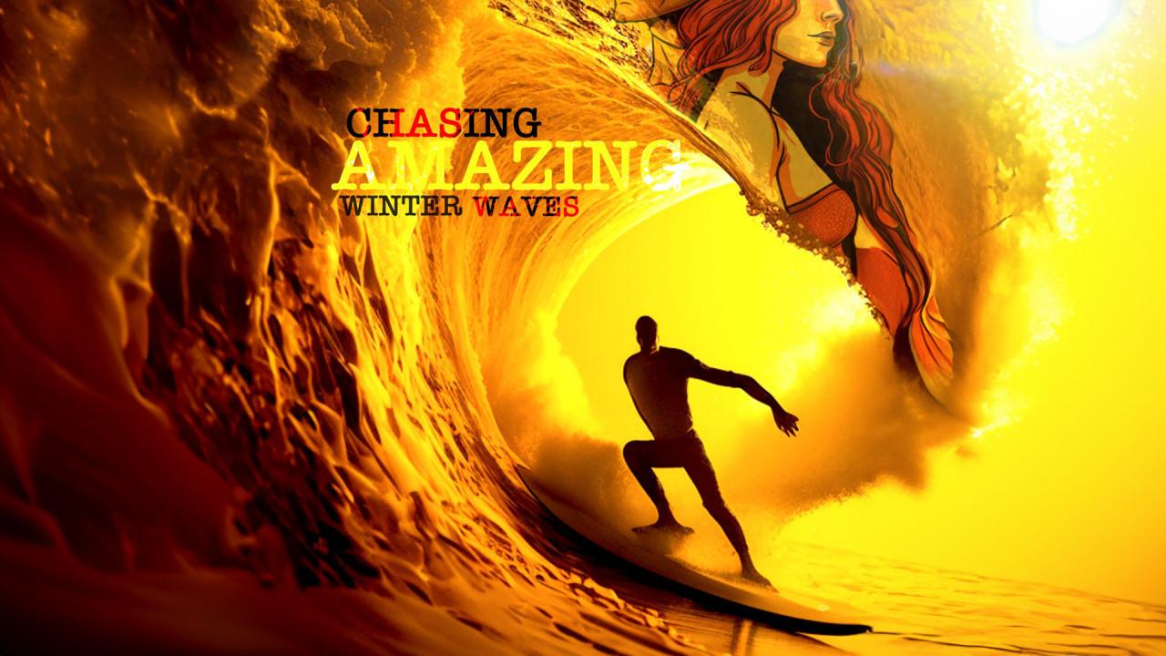 Chasing Amazing Winter Waves 2024 movie scene