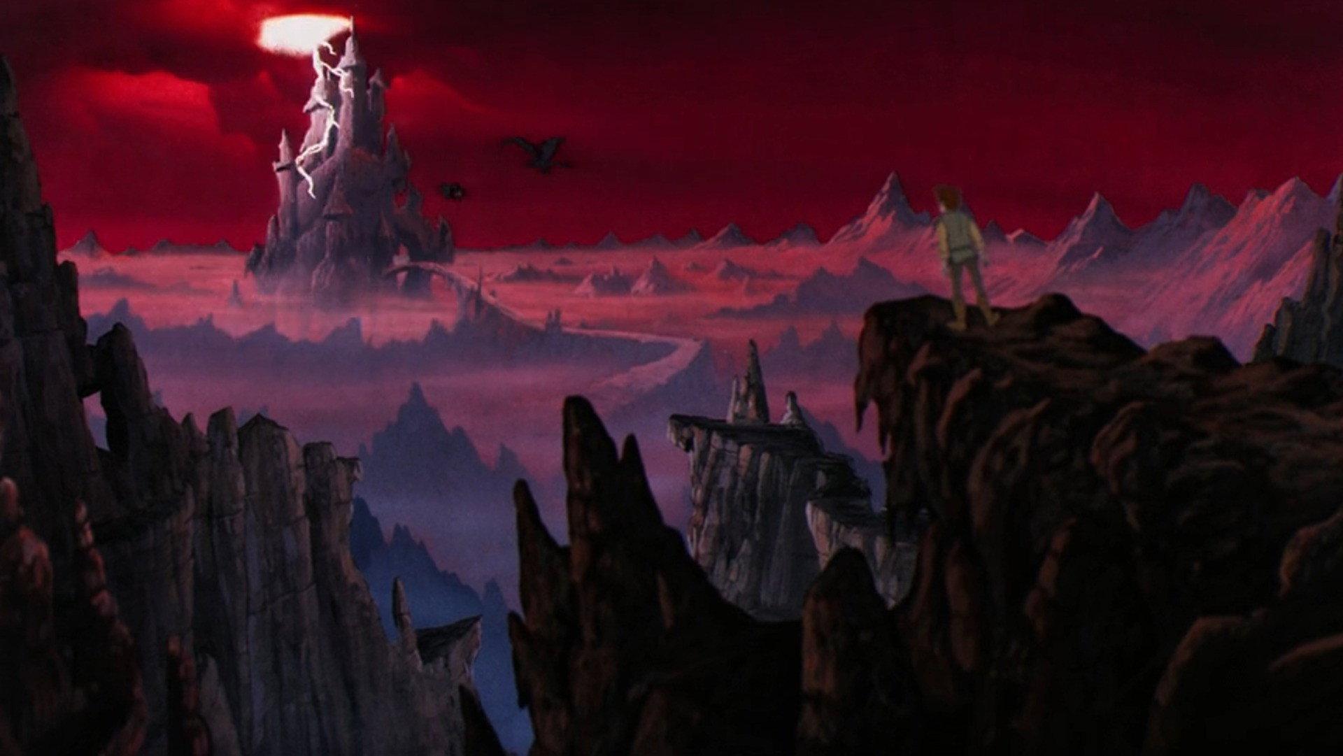The Black Cauldron 1985 movie scene