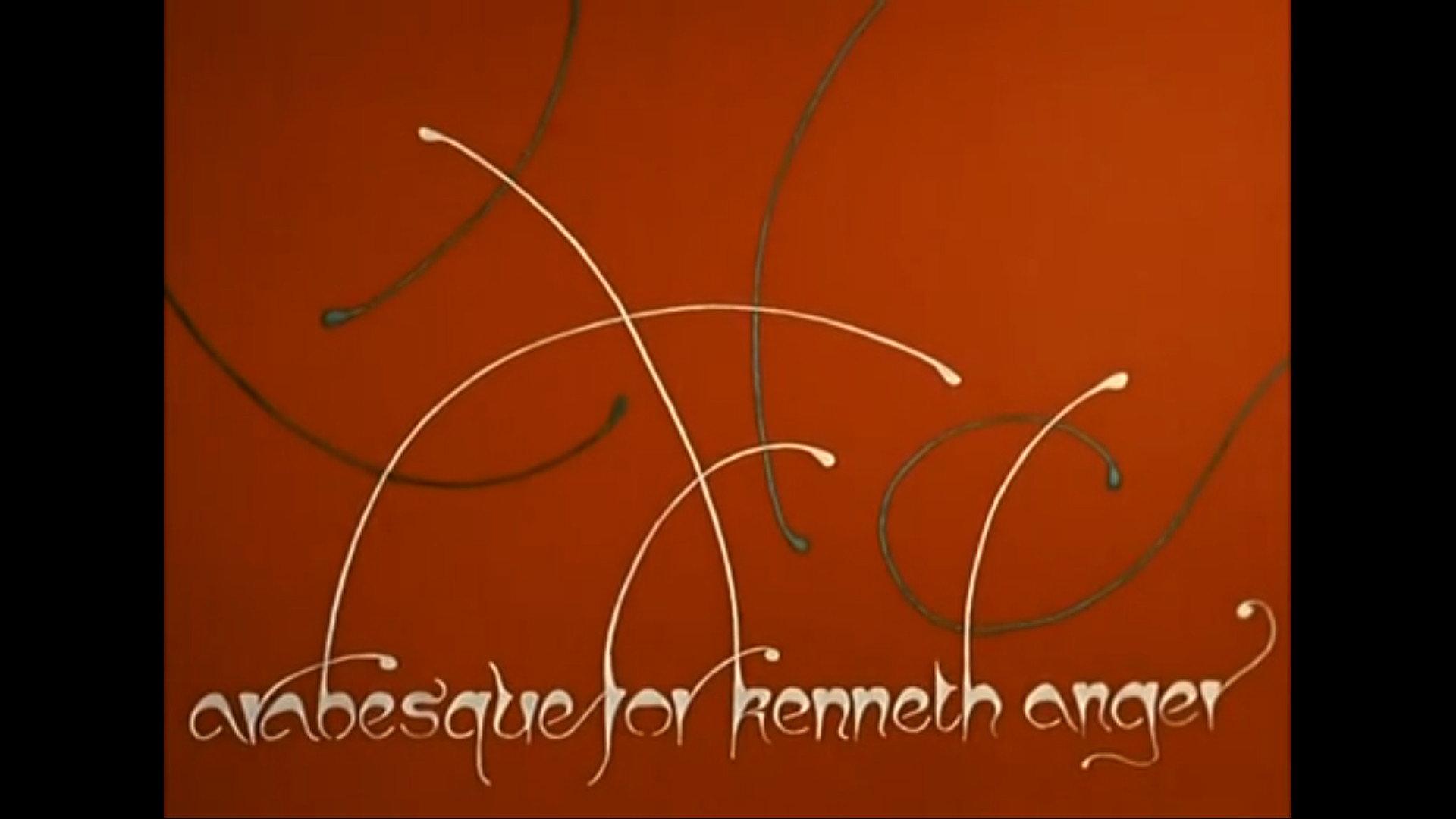 Arabesque for Kenneth Anger 1961 movie scene