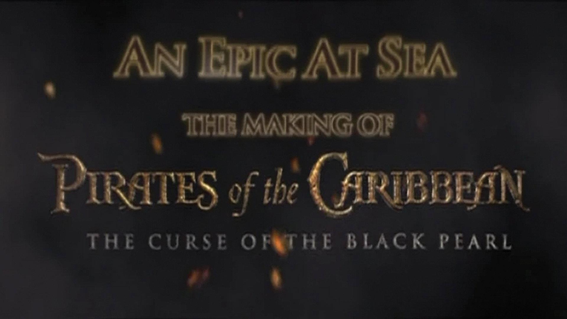 An Epic at Sea: The Making of 'Pirates of the Caribbean: The Curse of the Black Pearl' 2003 movie scene