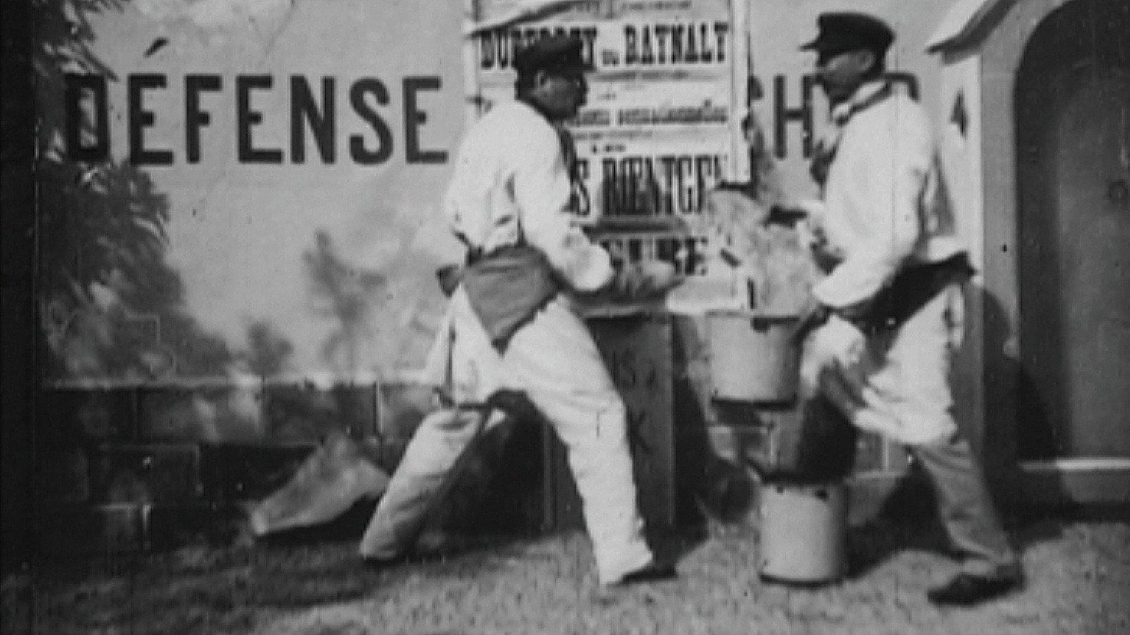 Post No Bills 1896 movie scene