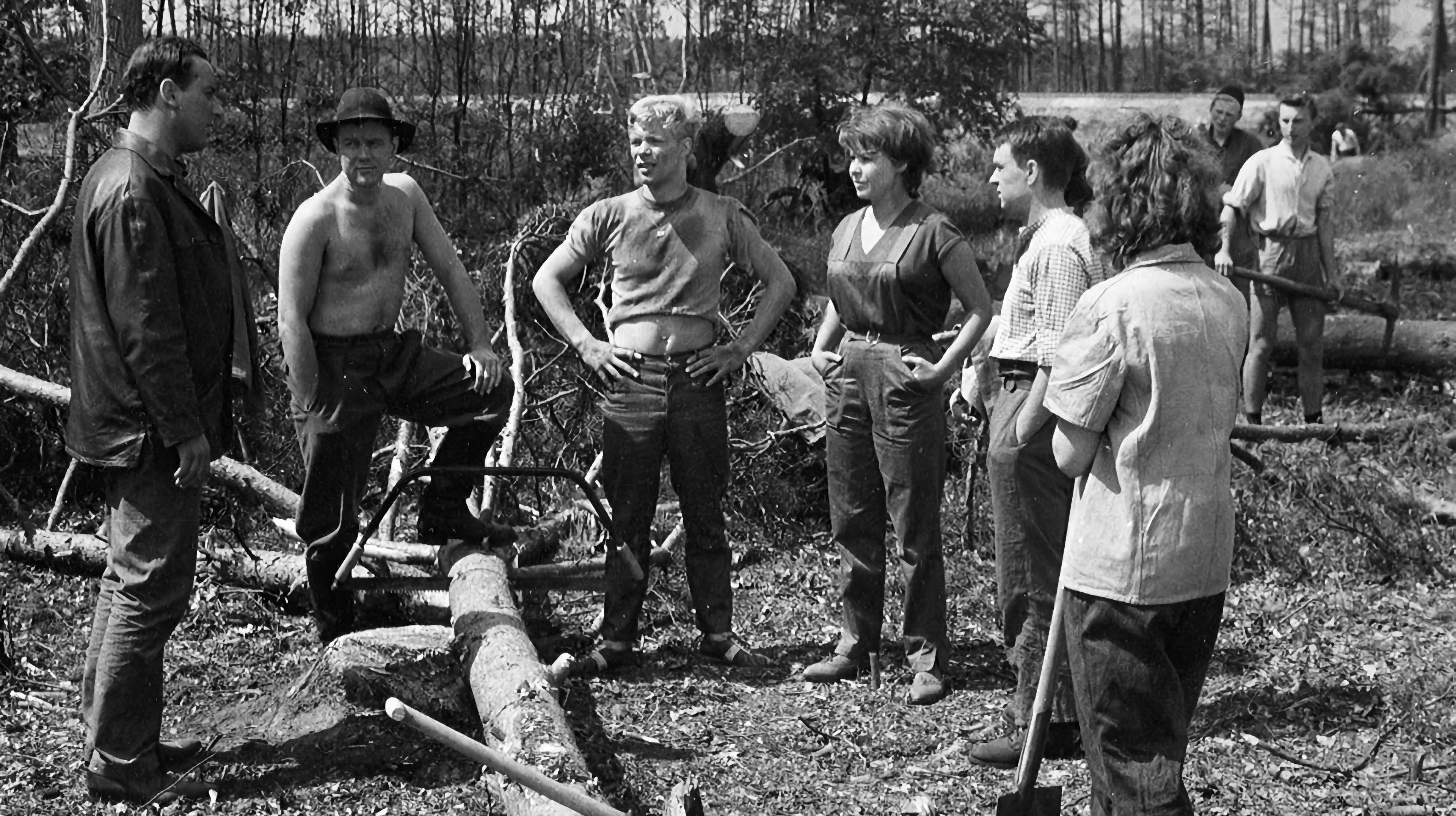 Chronicle of a Summer 1963 movie scene