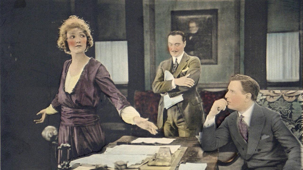 A Virtuous Vamp 1919 movie scene
