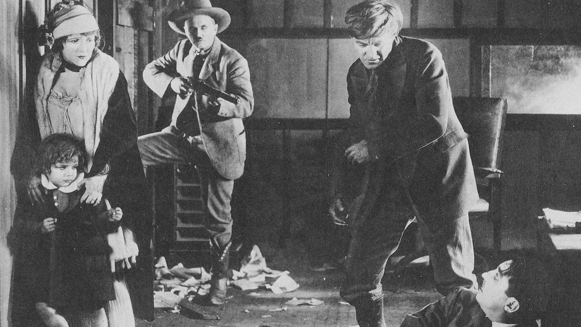 Blue Streak McCoy 1920 movie scene