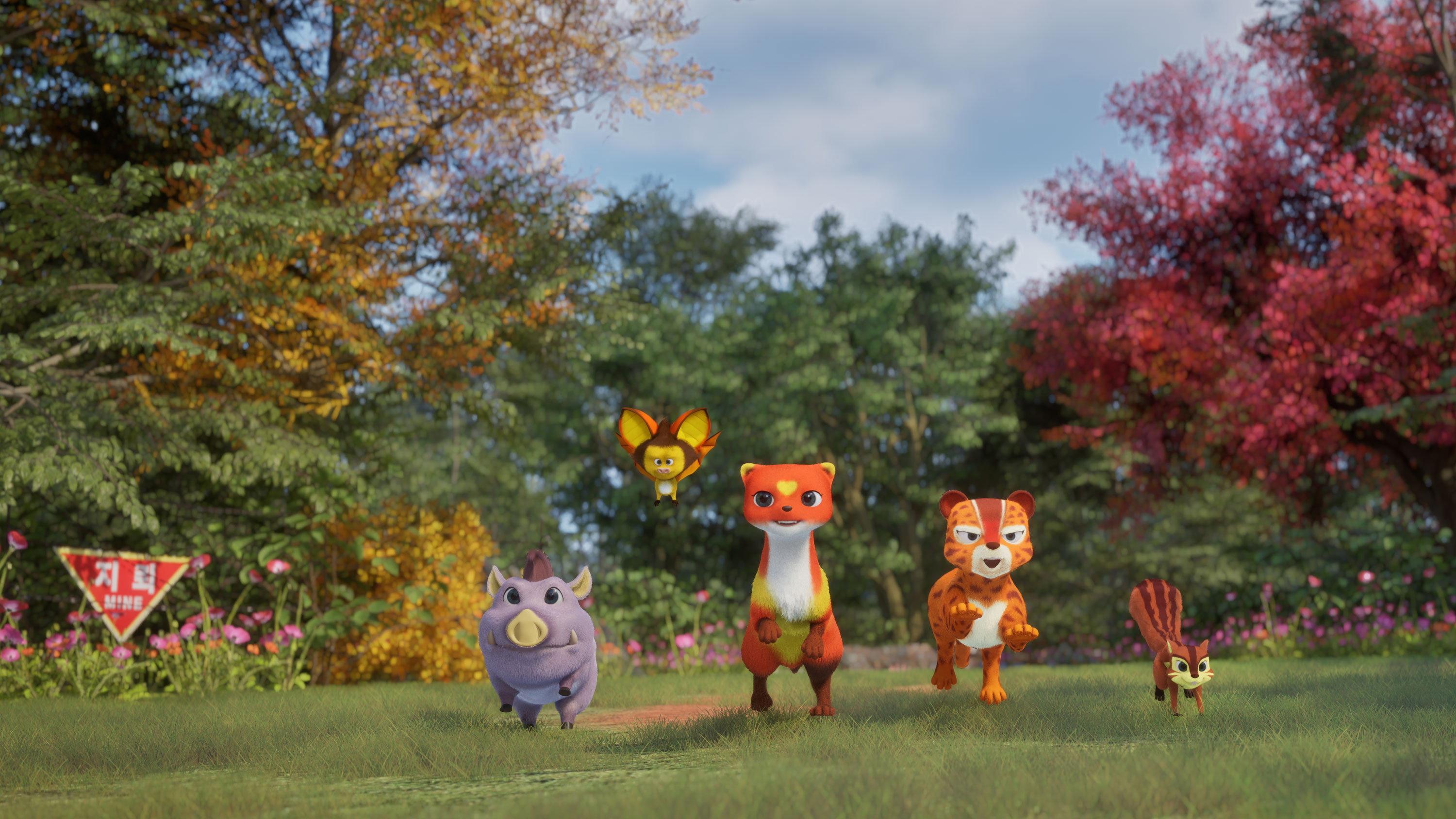 DMZ Animal Rangers 2024 movie scene