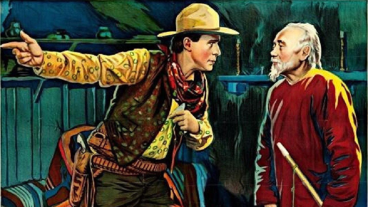 The Desert Man 1917 movie scene