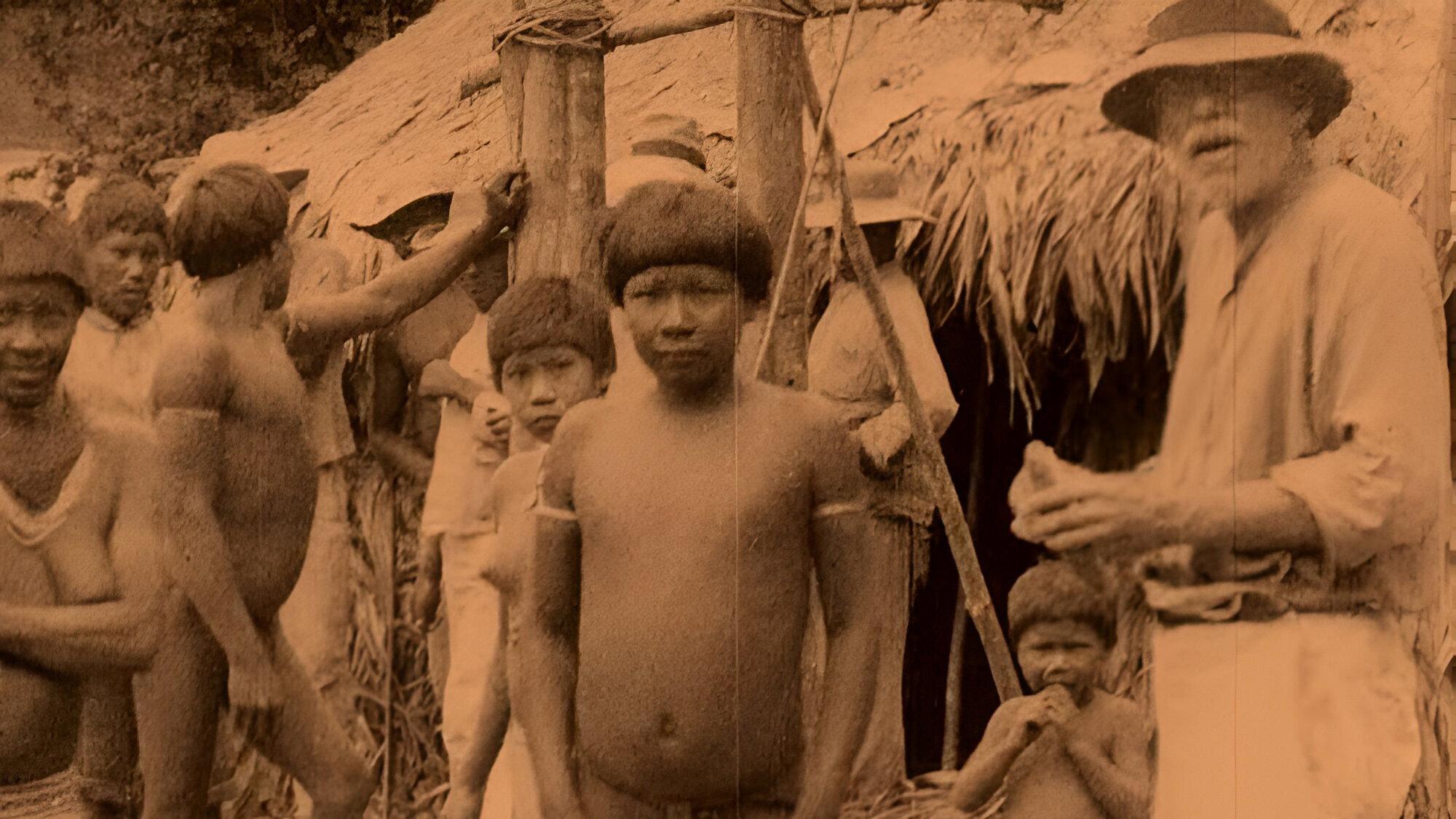 Amazon: Dr Hamilton Rice 1926 movie scene