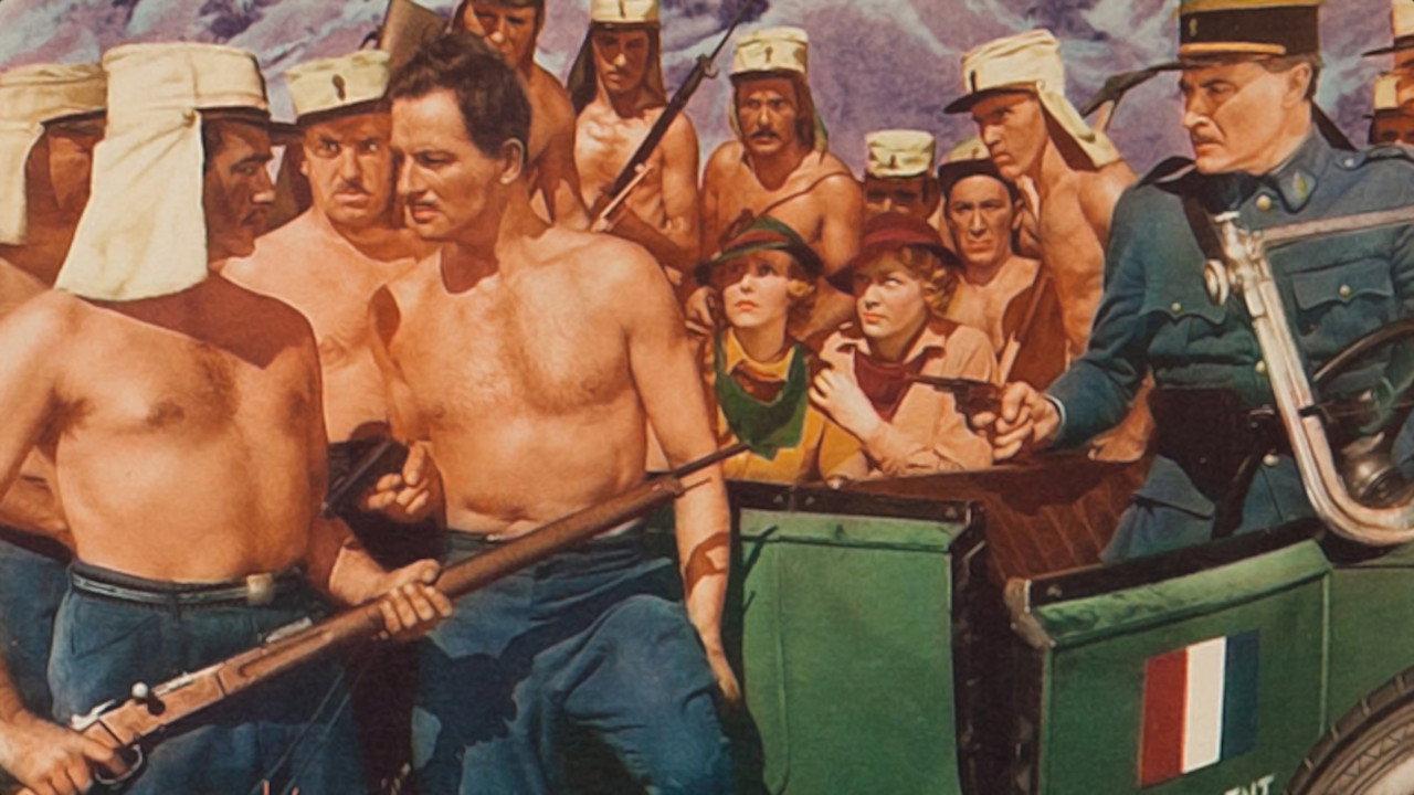We're in the Legion Now 1936 movie scene