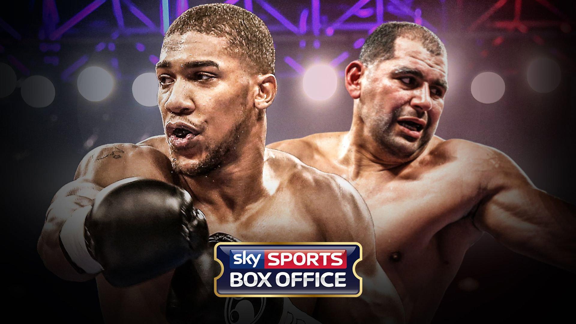 Anthony Joshua vs. Eric Molina 2016 movie scene
