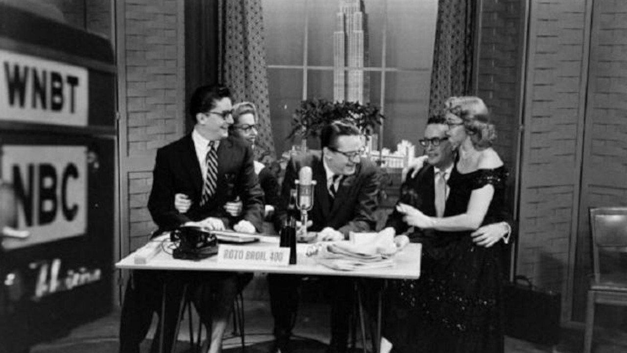 Allen in Movieland 1955 movie scene