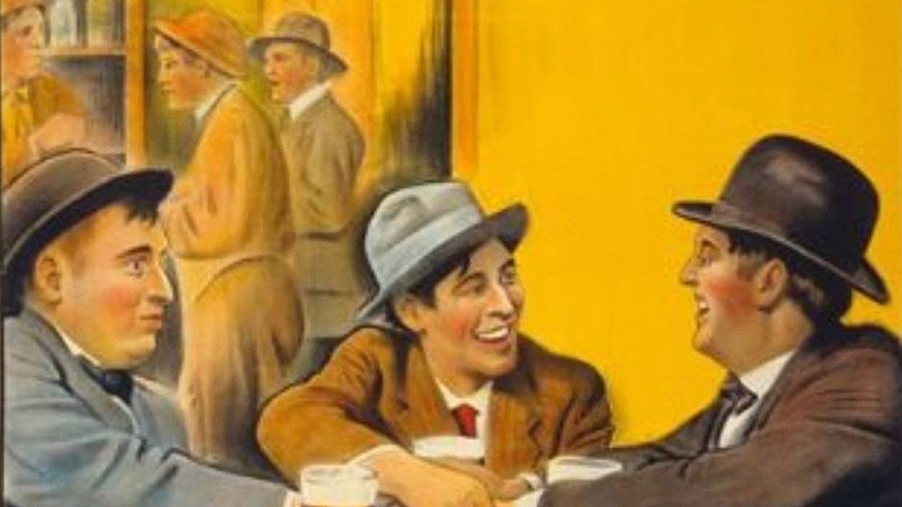 Three Friends 1913 movie scene