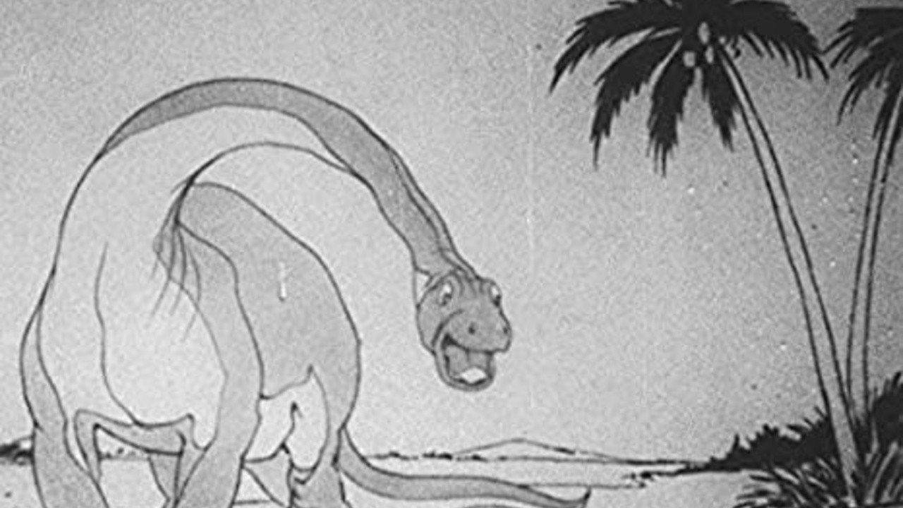 Gertie the Dinosaur 1915 movie scene